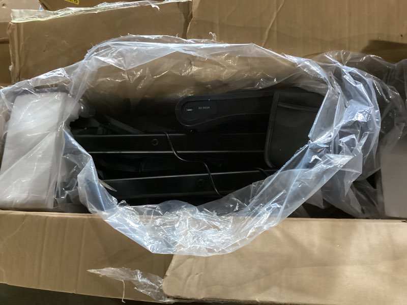 Condition photo showing Good Condition for foldable electric massage chair with heat, shiatsu, kneading, vibration, full body relaxation, adjustable backrest & neck height,for dad mom women men black & black