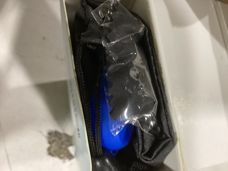 Condition photo showing As Is for livho high tech blue light glasses - advanced blue light blocking computer glasses - screen fatigue & uv protection *b9 light black + dark purple clear