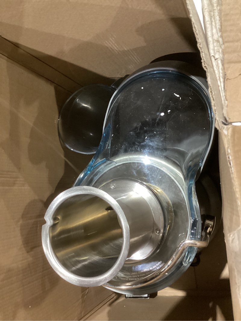 Condition photo showing As Is for Breville Juice Fountain Elite 800JEXL, Silver