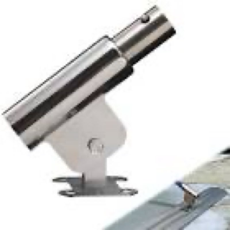 adjustable bull float bracket for concrete finishing, 6-hole stainless steel mounting bracket for 2-
