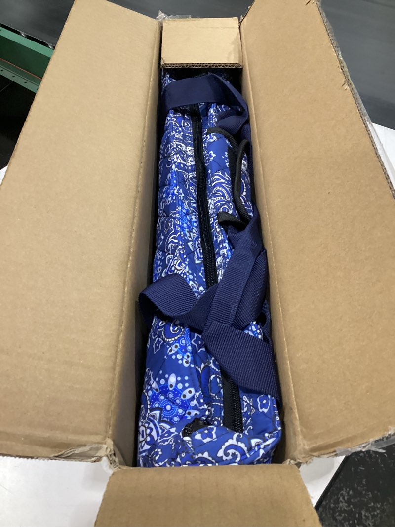 Condition photo showing As Is for American Mahjong Game Set, 166 Blue Tiles (1.2”), 4 All-in-One Color Rack/Pushers & Drawstring Bag, Complete Mahjong Sets with Blue Printed Carrying Bag and Mahjong Tile Set Accessories