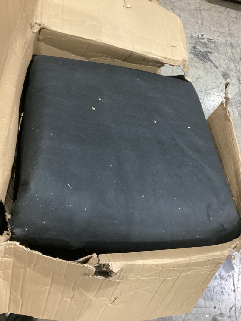 Condition photo showing As Is for non-woven geotextile fabric, 10 x 100 ft. 8oz. heavy duty driveway and landscape fabric weed barrier ground cover, black