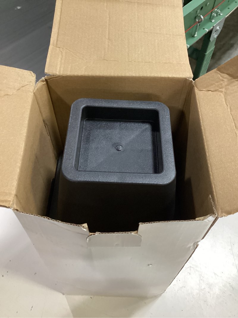 Condition photo showing Good Condition for bed risers 4 inch heavy duty, 6 pack durable plastic furniture lifts, supports 2200 lbs for bed, sofa, desk, non-slip & stackable design