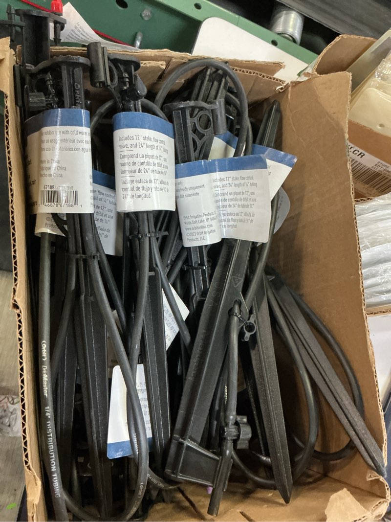 Condition photo showing Good Condition for orbit 10 gph adjustable drip irrigation micro spray(pack 19)