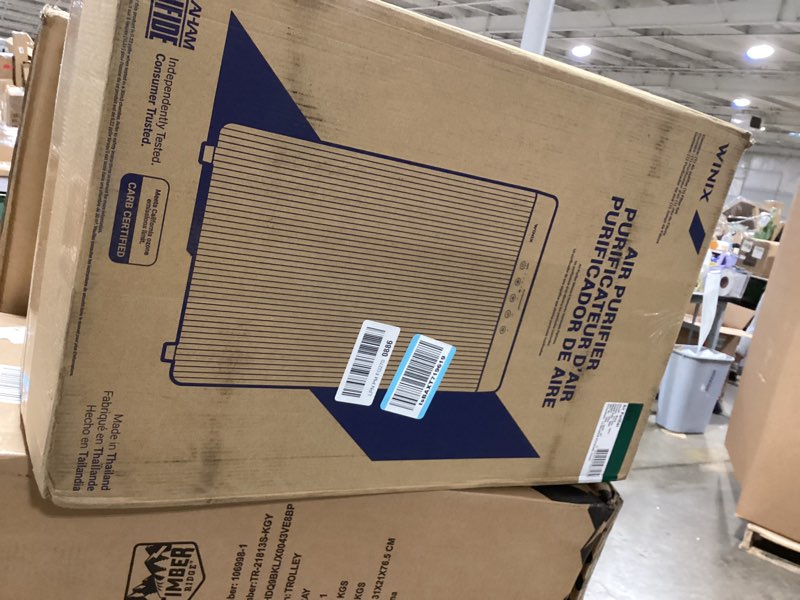 Condition photo showing Good Condition for winix 5510 air purifier (new generation of 5500-2 with app support) for home large room up to 1881 ft² in 1 hr, true hepa, high deodorization carbon filter and auto mode, captures pet allergies, smoke polished charcoal gray air purifier