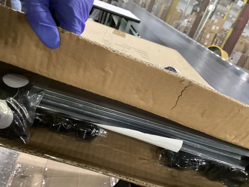 Condition photo showing New/Like New for BRIAN & DANY Dog Playpen, Portable Plastic Pet Playpen, Clear Dog Play Pen Acrylic Rabbit Playpen Indoor, 12 Panels Puppy Fence and Guinea Pig for Small Animals- 28 X 20 Inch