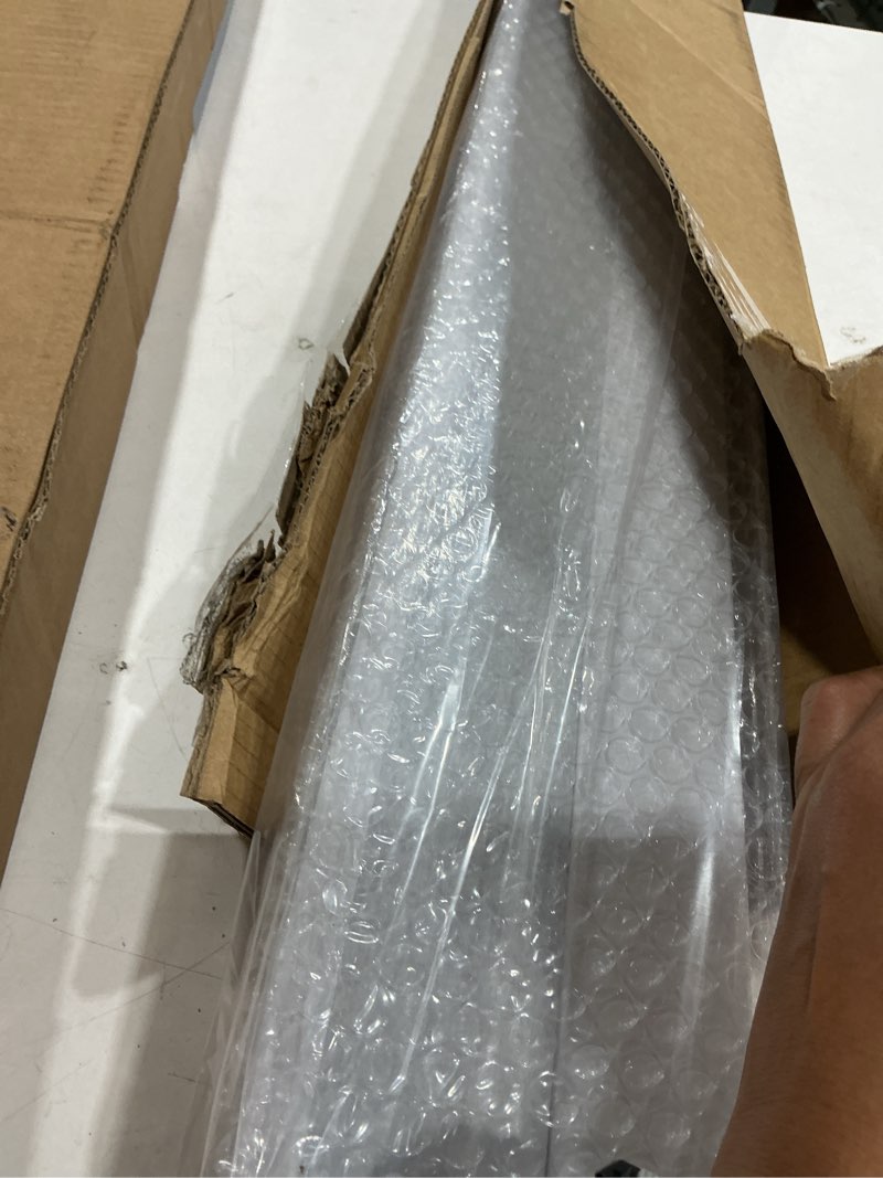 Condition photo showing As Is for no drill blackout cellular shades,white,30" w x 64" h | cordless honeycomb blinds for indoor windows, no tools shades for home, easy install, thermal insulated, noise reduction blackout white 30"w x 64"h