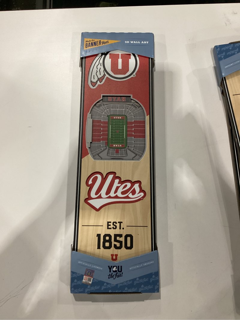 You the fan utah utes 3d banner