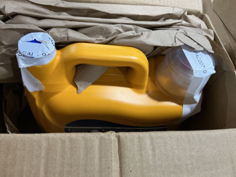 Condition photo showing As Is for ARM & HAMMER Plus OxiClean Odor Blasters Fresh Burst, 128 Loads Liquid Laundry Detergent, 166.5 Fl oz 166.5 Fl Oz (Pack of 1)