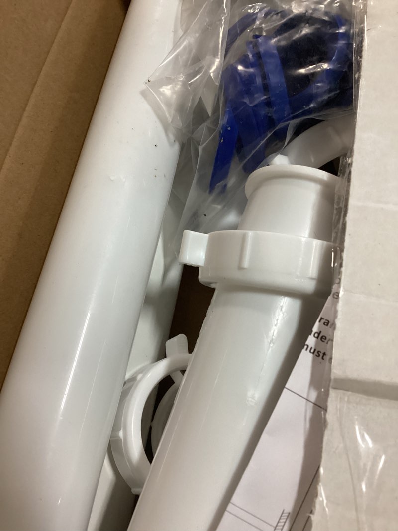 Condition photo showing Good Condition for kitchen sink drain kit,1-1/2”,for most kitchen sink drain repair kit and bathroom sink drain kit, kitchen sink p trap drain kit 1 1/2” for sink plumbing kit, completed sink pipe replacement kit
