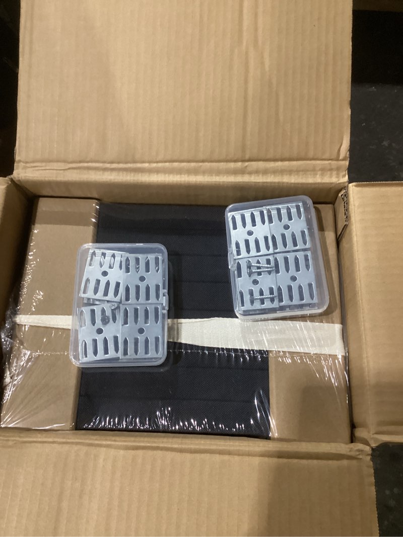 Condition photo showing New/Like New for Art3dwallpanels 8 PCS Acoustic Panels, 24''x12'' Fabric Soundproof Wall Panels, Easy-Hook Mounting Sound Absorbing Panels for Studios, Office, Home Theater,Black 8 Pack Black