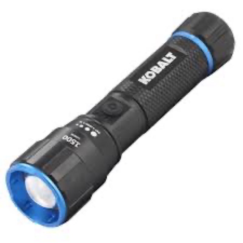 Kobalt 1500-Lumen 4 -Adjustable Mode LED Rechargeable Flashlight 