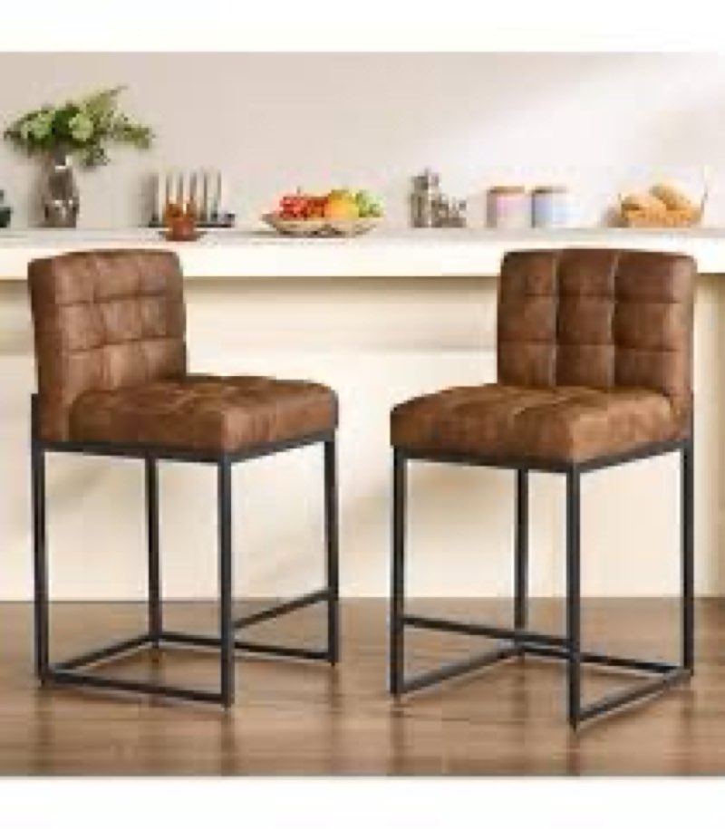 modern counter height bar stools set of 2