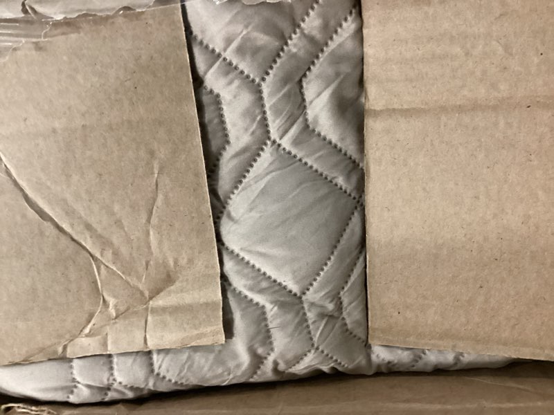 Condition photo showing As Is for ameritex waterproof dog bed cover pet blanket for furniture bed couch sofa reversible 82x102 inch (pack of 1) beige+taupe