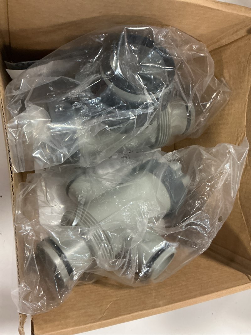 Condition photo showing Good Condition for summerbuddy above ground pool parts kit, split plunger valve and adapters | includes split and standard plunger valves, 1.5" inlet nozzle, 1.25" outlet strainer and hose adapter for compatible pools.