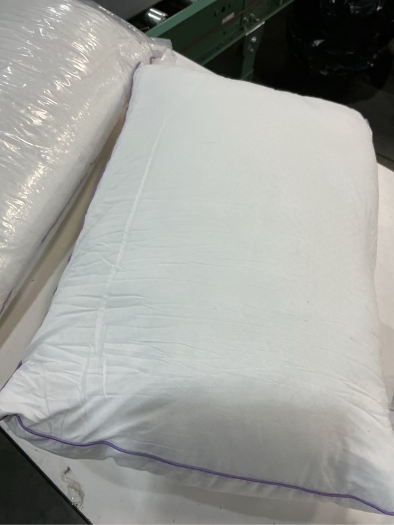 Condition photo showing As Is for JOLLYVOGUE Bed Pillows Standard/Full Size Set of 2, Cooling and Supportive Bed Pillows with Super Soft Down Alternative Fill, Luxury Fluffy Hotel Quality for Side, Back, and Stomach Sleeper