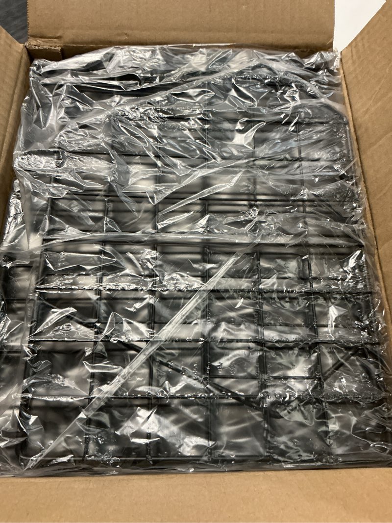 Condition photo showing Good Condition for 5 Tier Closet Hanging Organizer, Clothes Hanging Shelves with 4 Hanging Hooks 5 S Hooks, Wire Storage Basket Bins, for Clothing Sweaters Shoes Handbags Clutches Accessories Patent Design