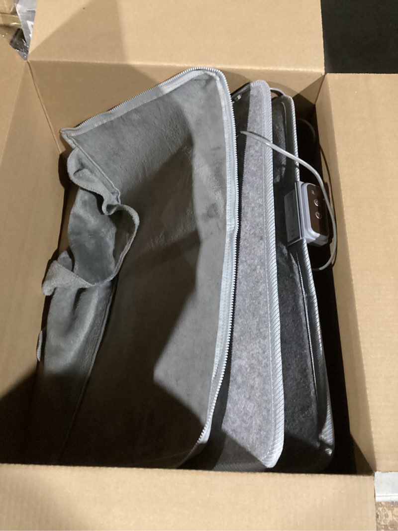 Condition photo showing Good Condition for JUOIFIP Office Under Desk Heater - 210W Quiet Portable Leg Foot Knee Warmer with Top Cover, Digital Display, 5 Heat Levels, 1-8H Timer, Overheat Protection