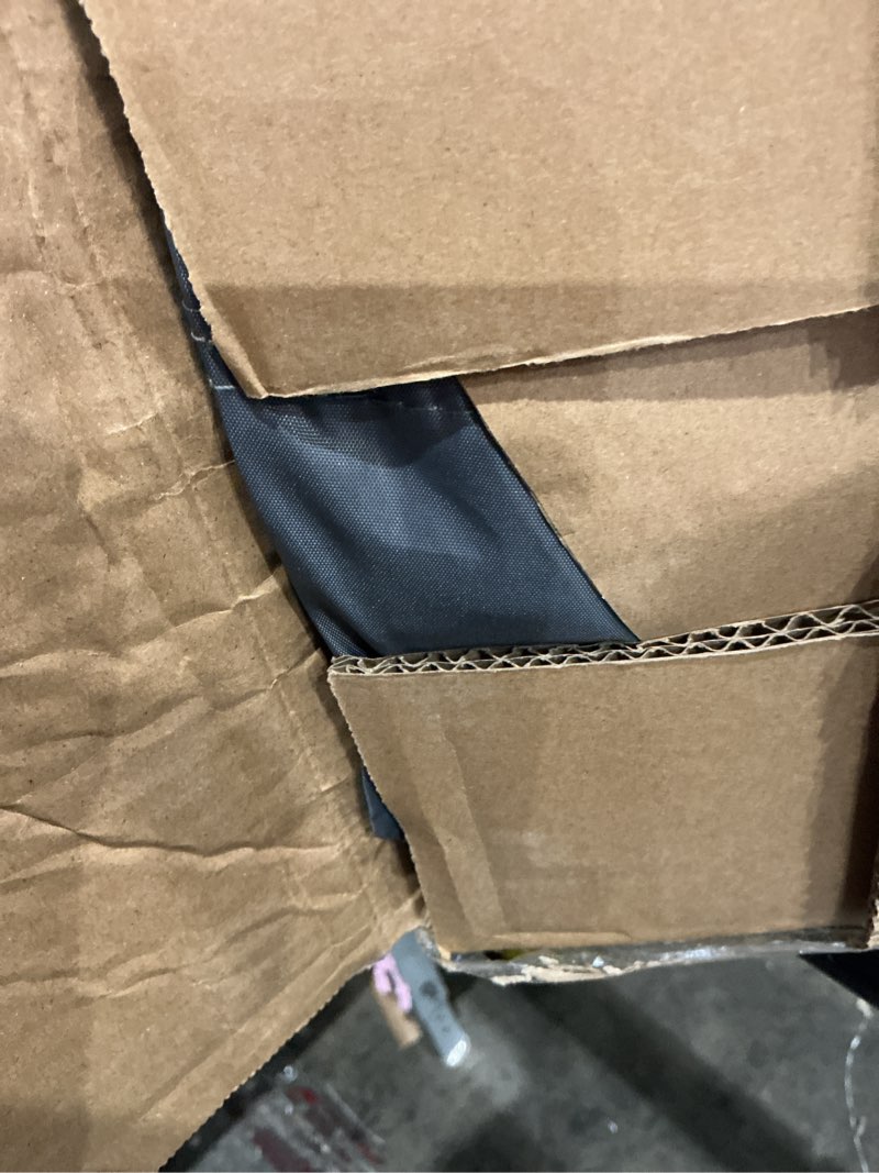 Condition photo showing As Is for joytutus truck tent with rainfly 5.5ft-5.8ft, straight spacious truck bed tent with sky view mesh, waterproof pu2000mm double layer for 2 person, gray blue gray green 5.5ft-5.8ft