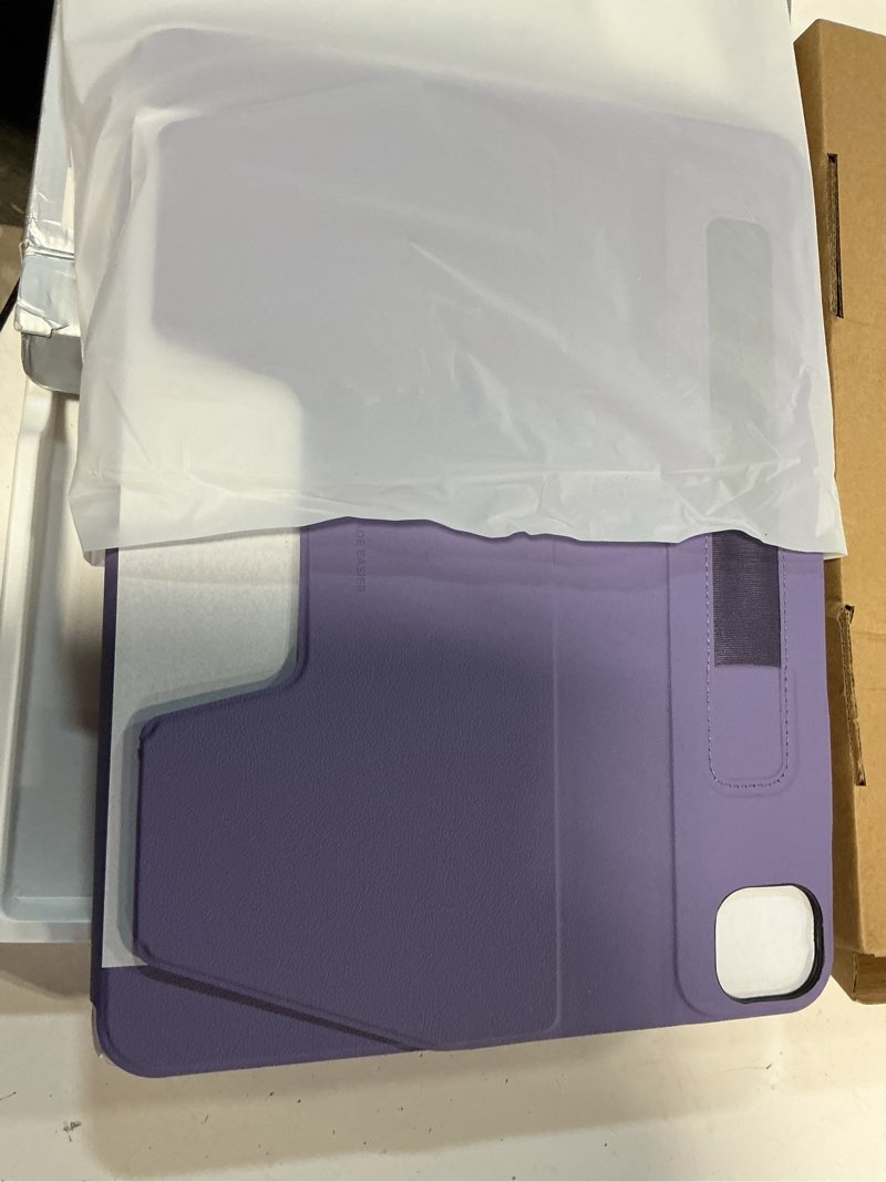 Condition photo showing Good Condition for esr for ipad pro 13 inch case (m5/m4) 2025/2024, purple | removable magnetic cover with pencil charging & storage, adjustable portrait/landscape stand, 9 standing angles, shift series