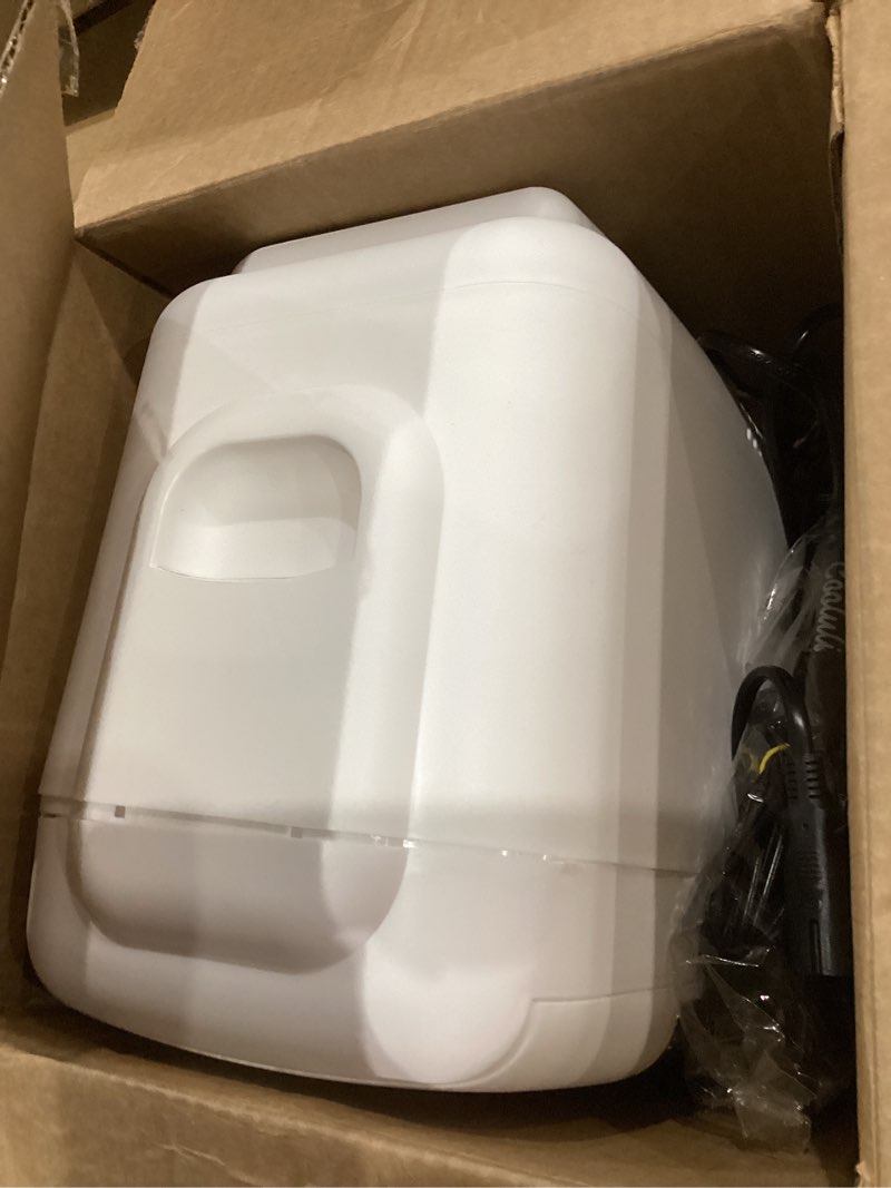 Condition photo showing Good Condition for Cooluli Mini Fridge for Bedroom - Car, Office Desk & Dorm Room - Portable 4L/6 Can Electric Plug In Cooler & Warmer for Food, Drinks, Skincare Beauty & Makeup - 12v AC/DC & Exclusive USB Option, White White 4 Liter