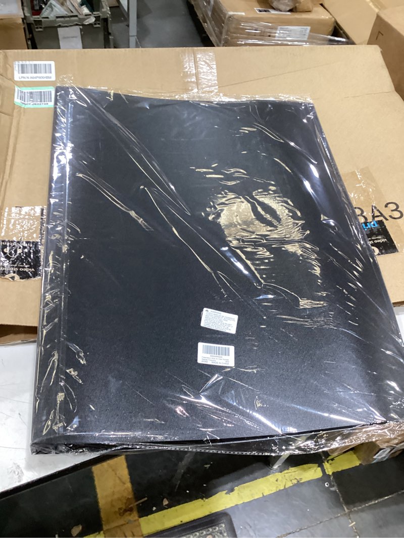 Condition photo showing New/Like New for presentation book 40 clear pockets sleeves protectors art portfolio clear book for artwork, report sheet, letter (can accommodate 24.2 x 18.4inch) 24.2x18.4inch (black)