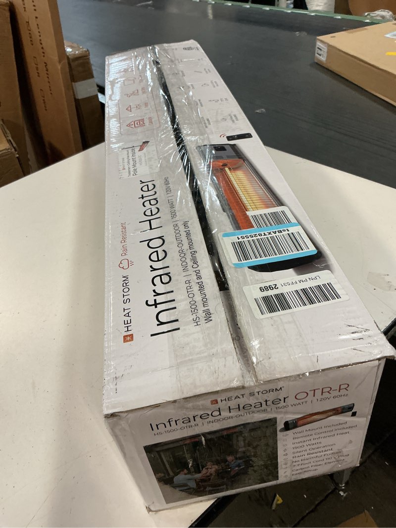 Condition photo showing Good Condition for Heat Storm Tradesman 1500 Watt Weatherproof Infrared Heater, Remote Heater + remote