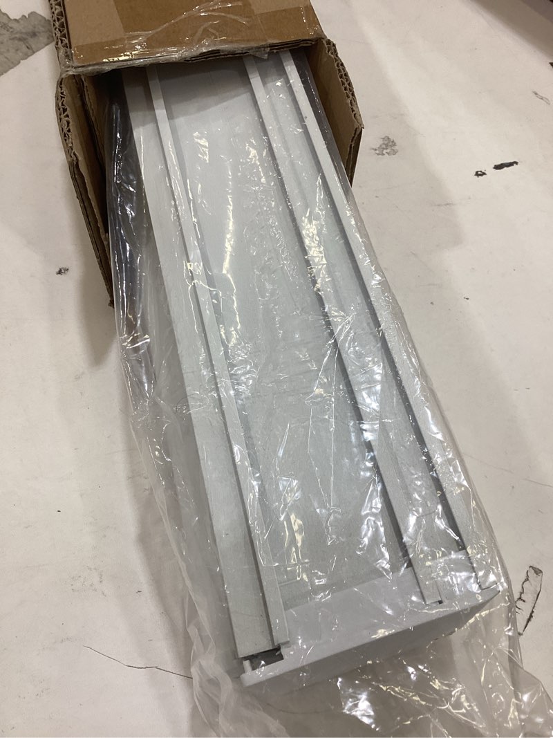 Condition photo showing Good Condition for persilux cordless zebra blinds for indoor windows, light filtering sheer shades, with upgraded cassette, dual layers light control for day and night for bedroom, easy to install (34.5" wx72 h, white) 34.5"w x 72"h white