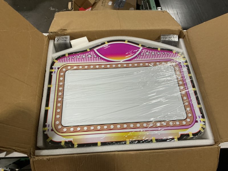 Condition photo showing Good Condition for glitchcore led bottle service sign - acrylic vip club light lightweight handheld for bottle girl sign with interchangeable letters numbers (4 set letters 2set numbers) suitable for bar parties