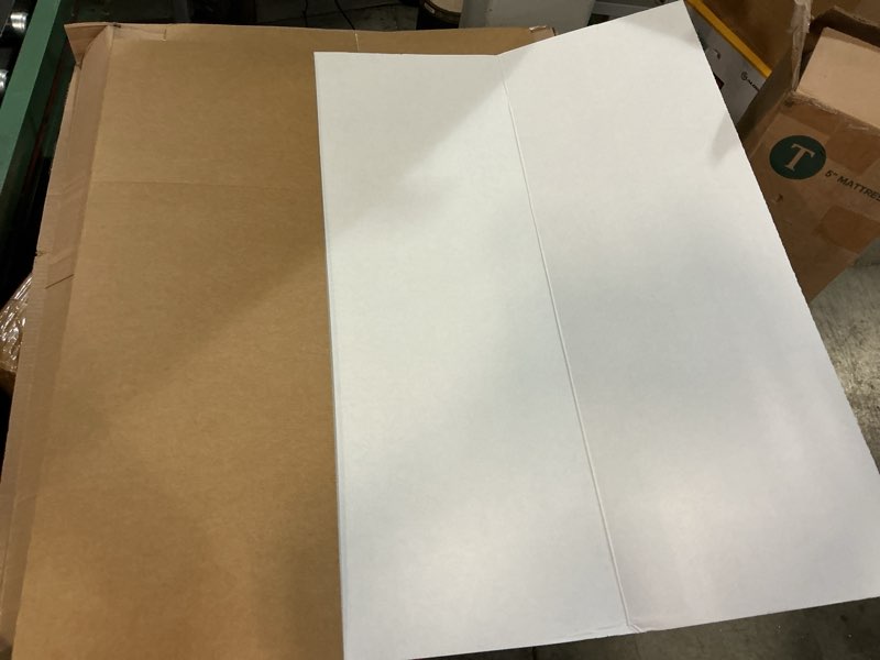 Condition photo showing New/Like New for trifold poster board 36"x48", 2 pack white extra large corrugated display board foldable board for school projects, science fair, business presentations, photo displays, graduation exhibitions