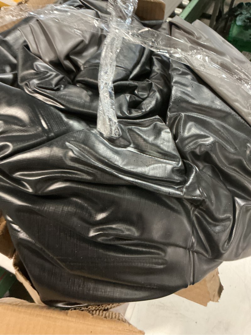 Condition photo showing As Is for bestway 90533e coleman tritech air mattress queen 22" with built-in ac pump, gray, queen