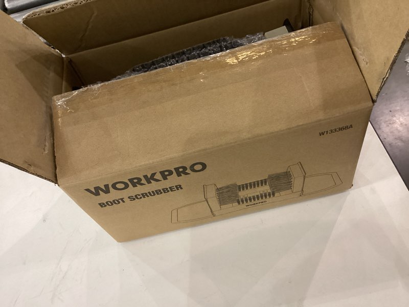 WORKPRO Boot Brush Scraper Outdoor, Shoe Cleaner Brush, Boot Scrubber with Flaps, Heavy Duty Boot Cl