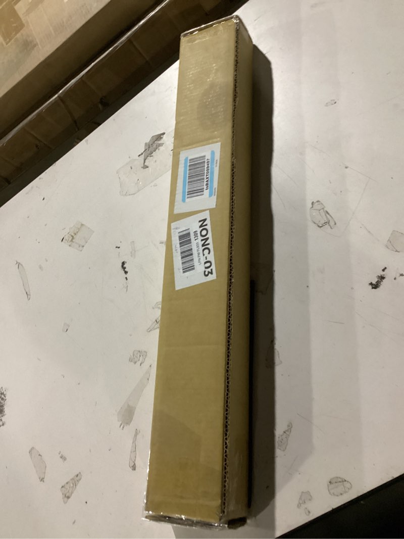 Condition photo showing New/Like New for dez furnishings cordless 1" light filtering pleated shade, fabric, 20"w x 64"h, silver gray silver gray 20"w x 64"h