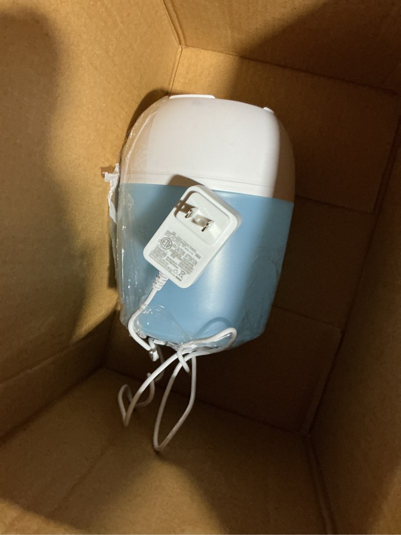 Condition photo showing As Is for safety 1st everyday compact cool mist humidifier, blue