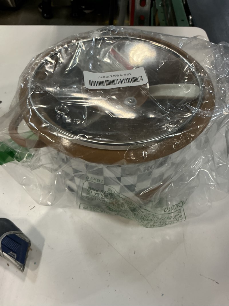 Condition photo showing As Is for aroma® 6-cup (cooked) one-touch pot style rice cooker with corecoat™ pfas-free nonstick ceramic surf