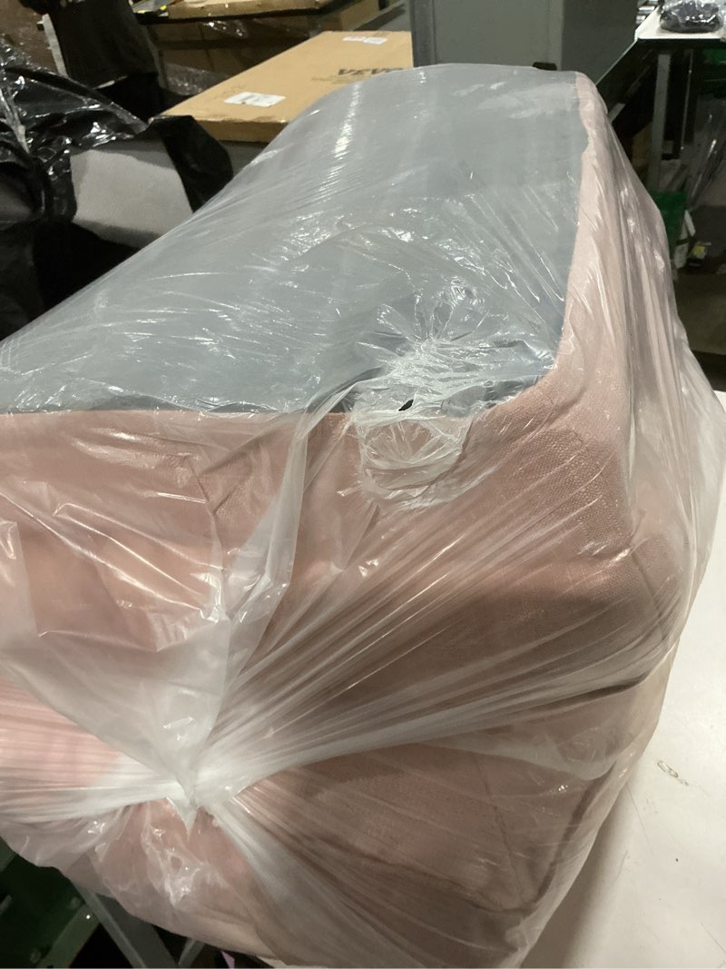 Condition photo showing As Is for eheyciga orthopedic dog beds for extra large dogs, waterproof memory foam xl pet bed with sides, non-slip bottom and egg-crate foam big dog couch bed with washable removable cover, dusty pink