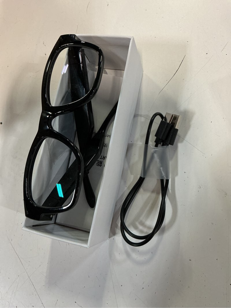 Condition photo showing New/Like New for ai smart glasses with color-change lenses bluetooth glasses for men women with translation 160+languages voice assistant translator glass for meeting,travel photochromic lenses + sunglasses lenses