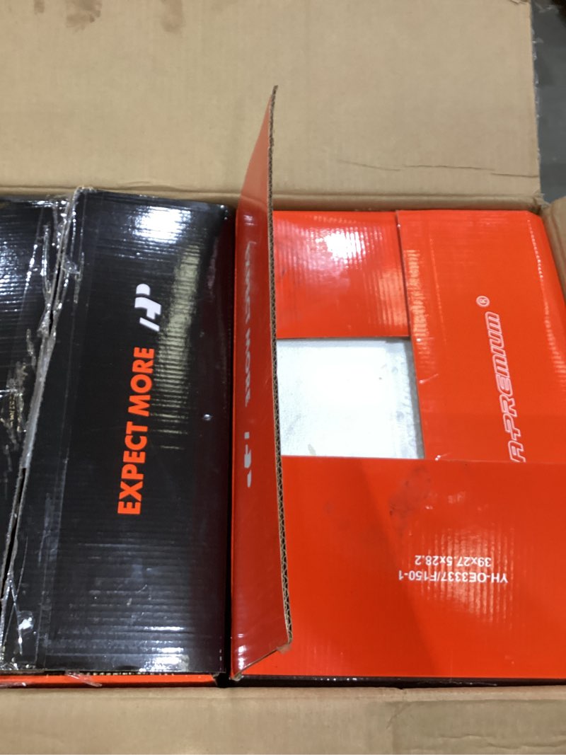 Condition photo showing New/Like New for A-Premium Pair (2) Driver and Passenger Side Manual Door Mirror - Compatible with Ford F-150 1997-2003, F-150 Heritage 2004, F-250 1997-1999 - Non-Heated Manual Folding Black Outside Rear View Mirror