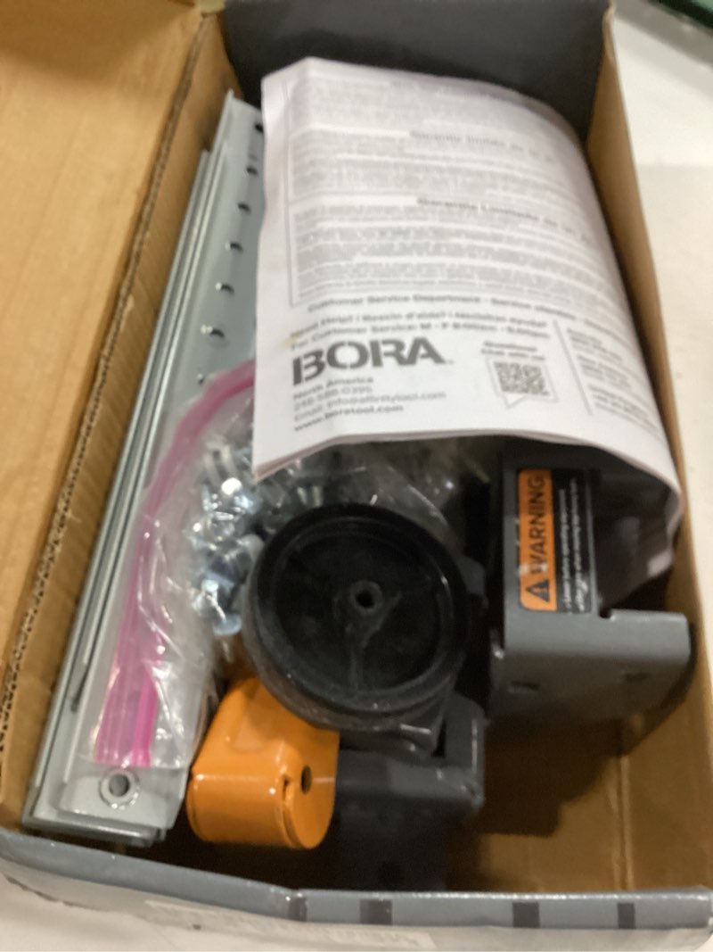 Condition photo showing As Is for bora universal mobile base kit with 3-inch wheels and steel foot levers - fully adjustable low-profile design portable base for tools and equipment for easy mobility 400 lbs max weight - pm-1050