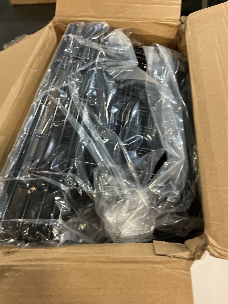 Condition photo showing Good Condition for sufauy 6 pack utility wire shelves for storage and organization, sturdy steel large metal basket with handle, stackable organizer, black black 6 pack (11.8" d x 15.4" w x 5" h)