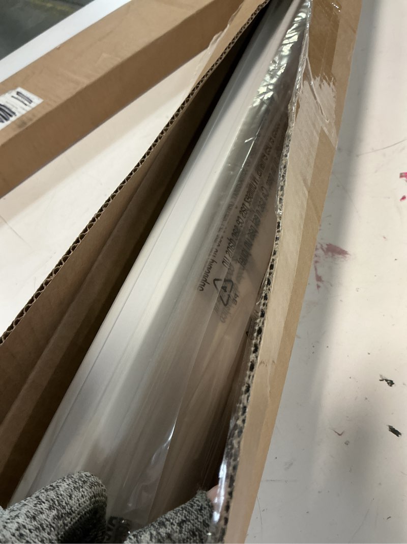 Condition photo showing Good Condition for lazblinds no tools no drill cordless cellular shades, blackout light blocking honeycomb shades for home, thermal insulation blinds for windows, 34" w x 64" h, white blackout-white 34" w x 64" h
