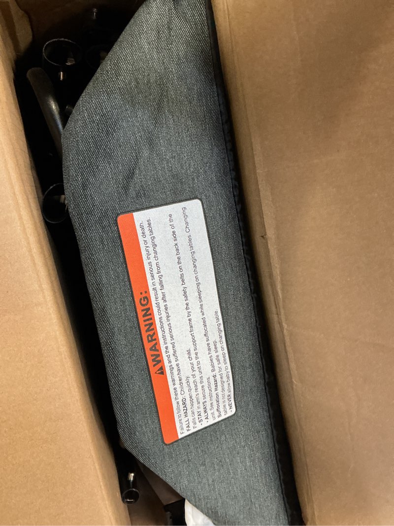 Condition photo showing Good Condition for BEKA Diaper Changing Station, Portable Changing Table for Baby, Waterproof, Folding Portable Changing Station, Adjustable Height w/Organizer, Mobile Nursery Diaper Changing Table for Baby, Newborn Dark Gray