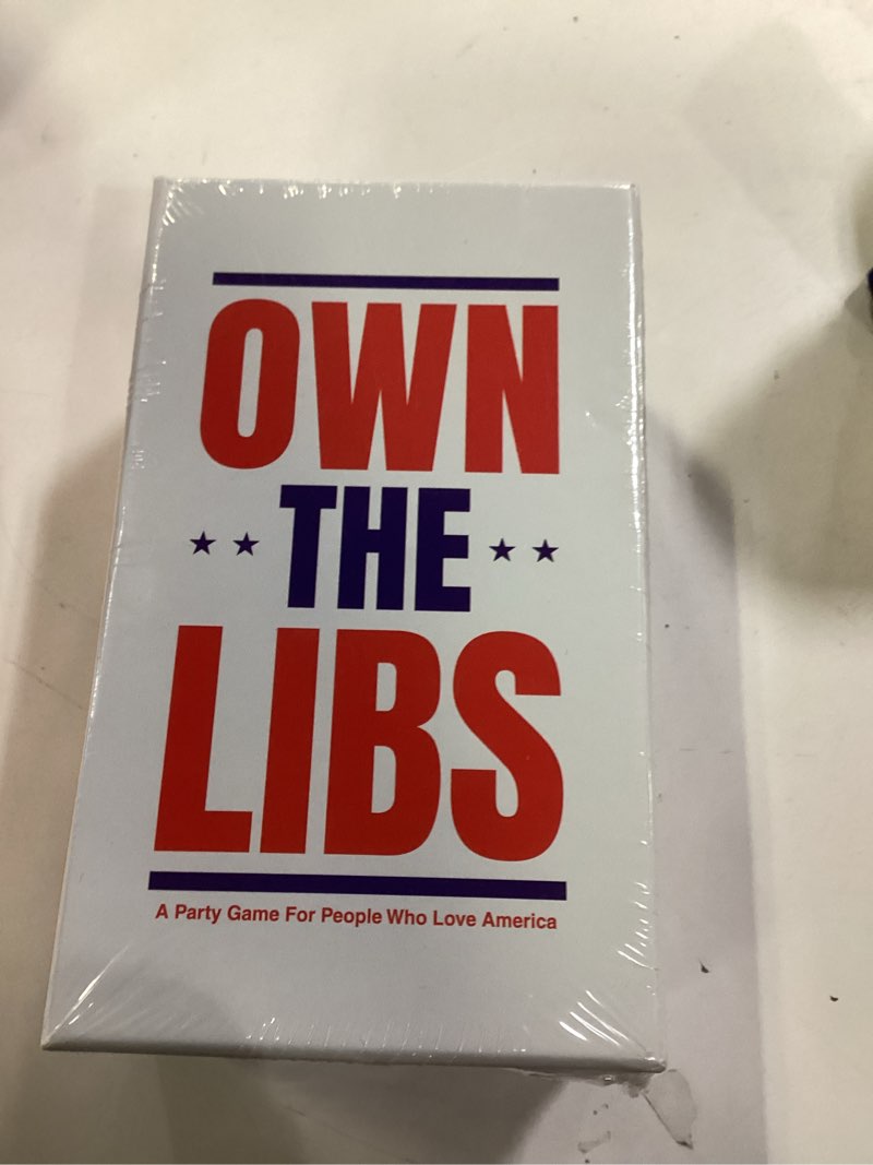 Condition photo showing New/Like New for Own The LlBBs - Funny White Elephant Gift - Men & Women's Birthday Gift - Hilarious Game