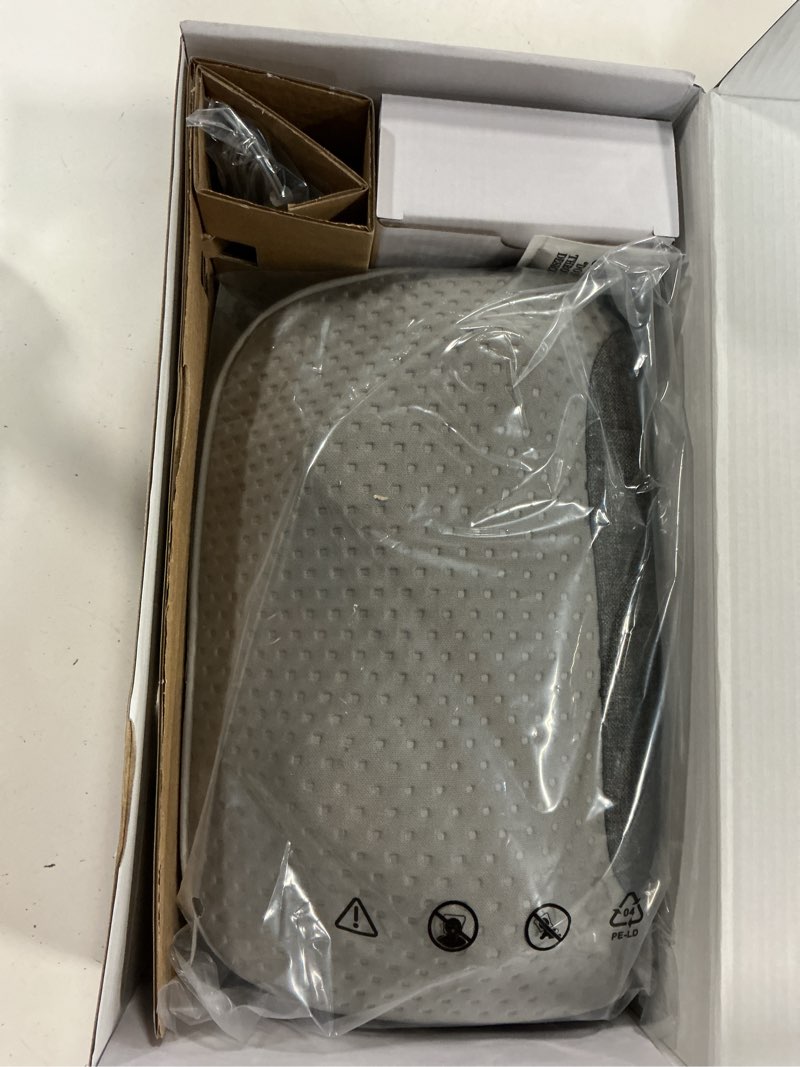 Condition photo showing Good Condition for naipo shiatsu back massager with heat, mothers day gifts for mom, wife, women & her,deep tissue massage pillow for neck,shoulder,foot & lower back pain relief,gifts for women,her, dad, men (gray)