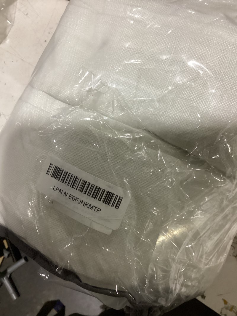 Condition photo showing Good Condition for twodrapes 72 inch linen curtains pinch pleated 2 panels for dining room bedroom semi sheer pleat drapes with hooks rings light filtering short window curtain cabit closet beige ivory white 40x72 beige white 40"w x 72"l (pack of 2)