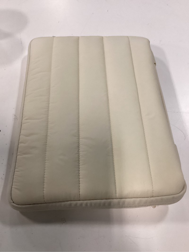 Condition photo showing As Is for mosiso compatible with macbook air 13 inch case 2022 2021 2020 2019 2018 release a2337 m1 a2179 a1932, plastic hard case&puffy sleeve bag&keyboard skin&webcam cover&screen protector, sand