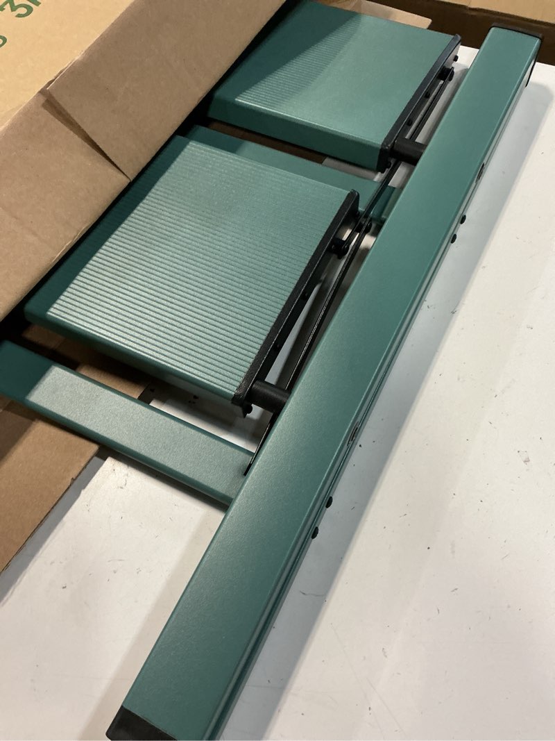 Condition photo showing Good Condition for taranta 2 step ladder,aluminum lightweight folding 2 step stool with anti-slip wide pedal,330lbs capacity step ladder for household,kitchen,office - green green 2 step