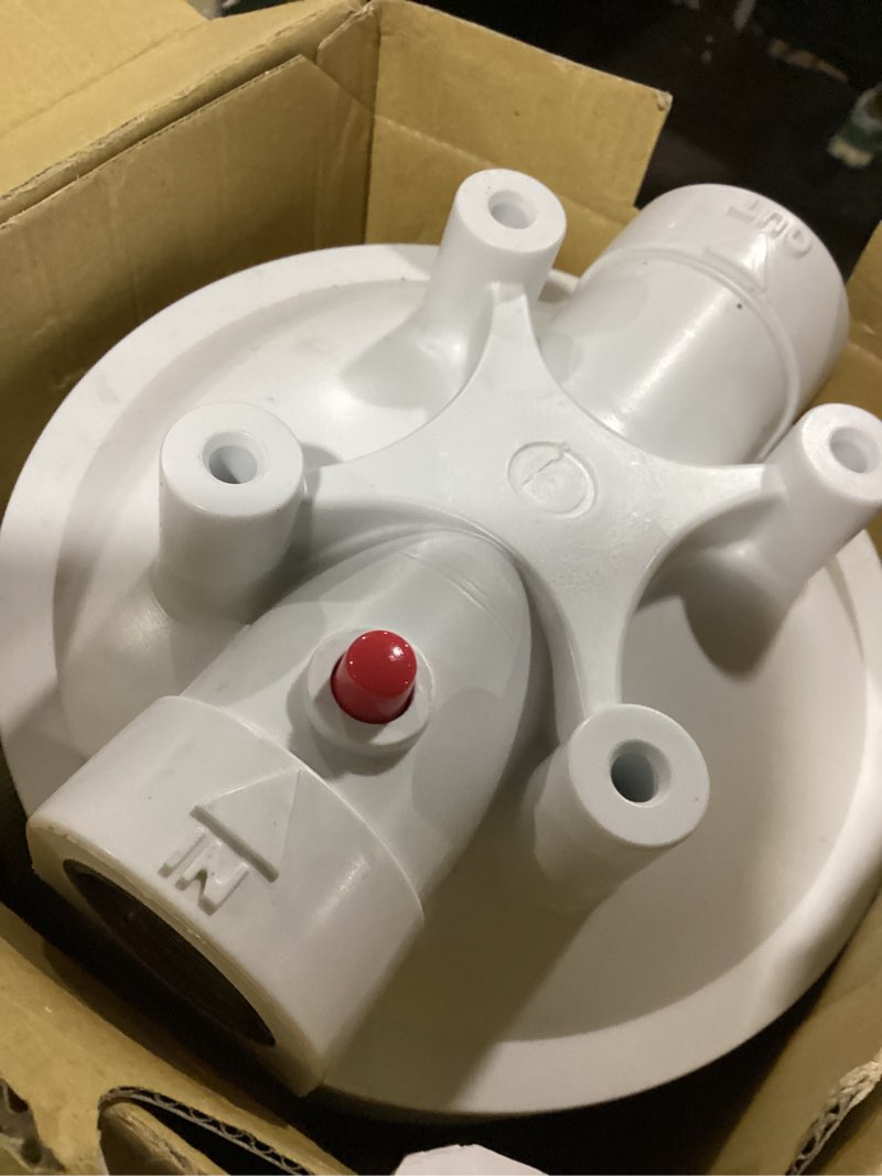 Condition photo showing New/Like New for Whirlpool 10" x 4.5" Large Capacity Whole House Water Filter Housing WHKF-DWHBB, 1" Port, Home Water Pre-Filtration for Well and City Water, NSF Certified Reduces Sediment, Sand, Soil, Silt, and Rust WHKF-DWHBB-TIMER