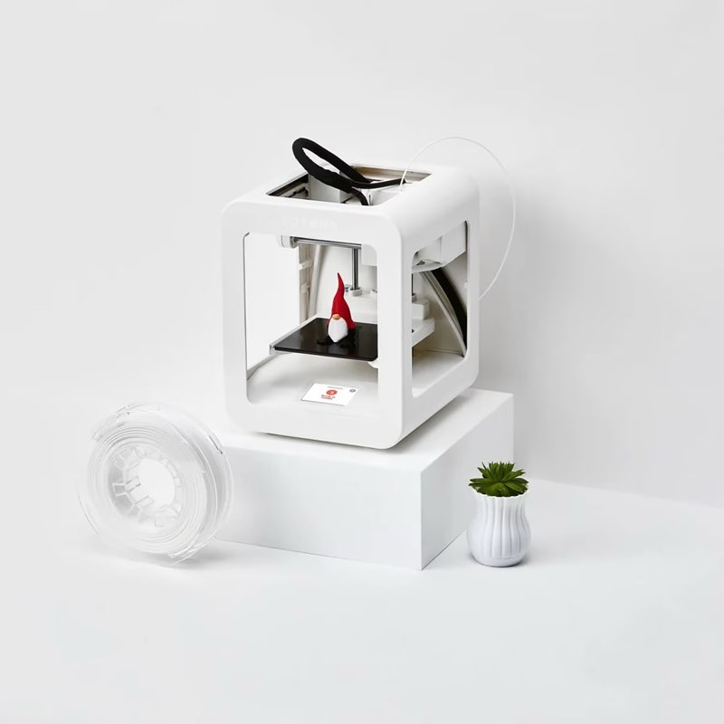 toybox alpha two 3d kid-friendly printer and coconut printer food starter bundle