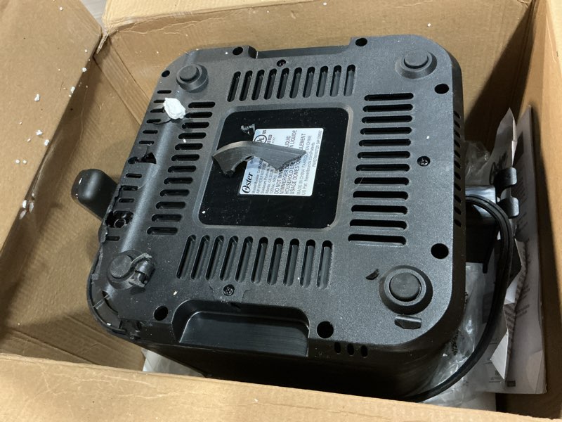 Condition photo showing Good Condition for oster compact air fryer, 4-quart digital airfryer with window, easy-to-use countertop air fryer